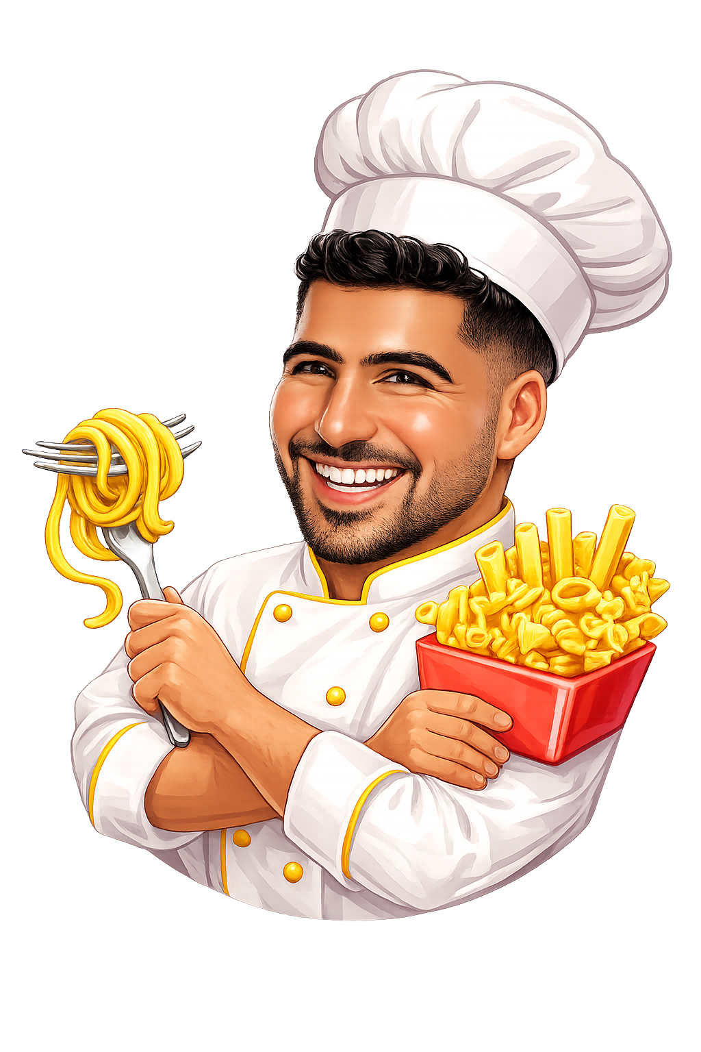 Chef portrait illustration