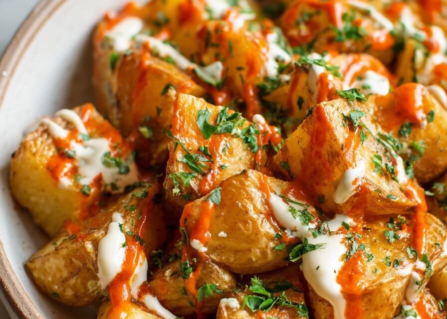 Air Fryer Patatas Bravas article article