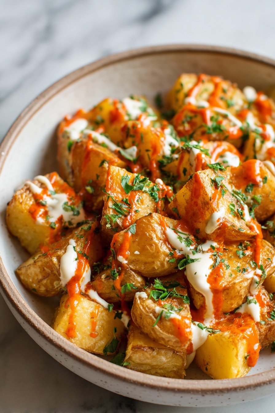 Air Fryer Patatas Bravas Recipe