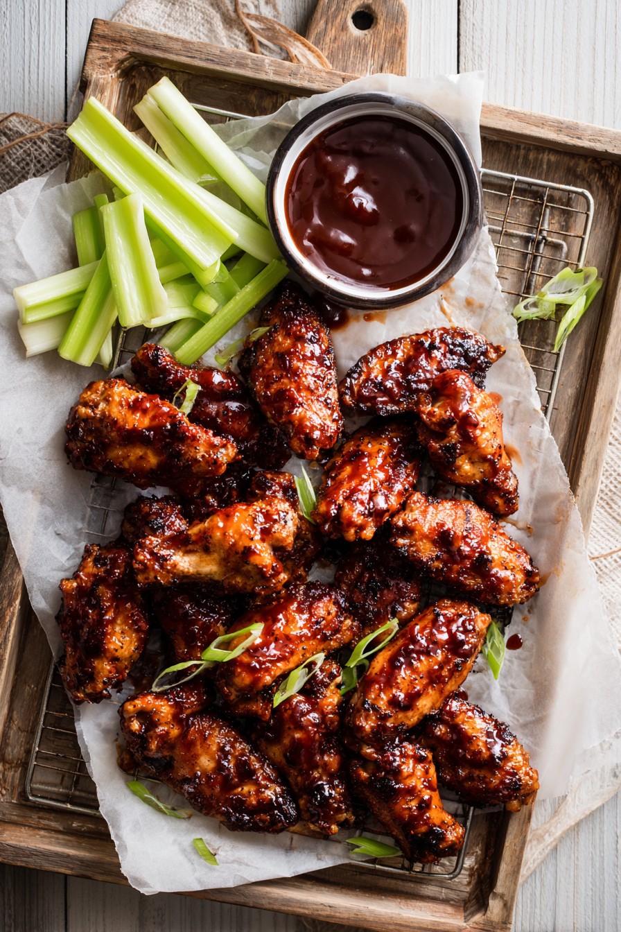 BBQ Wings: Ridiculously Easy Air Fryer Recipe