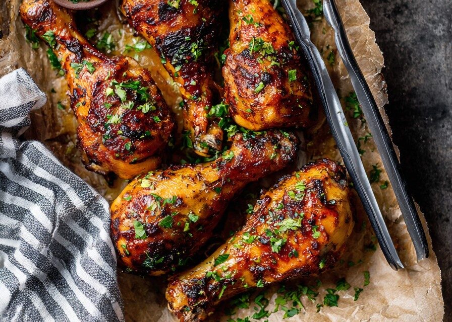 Baked Chicken Drumsticks prep step