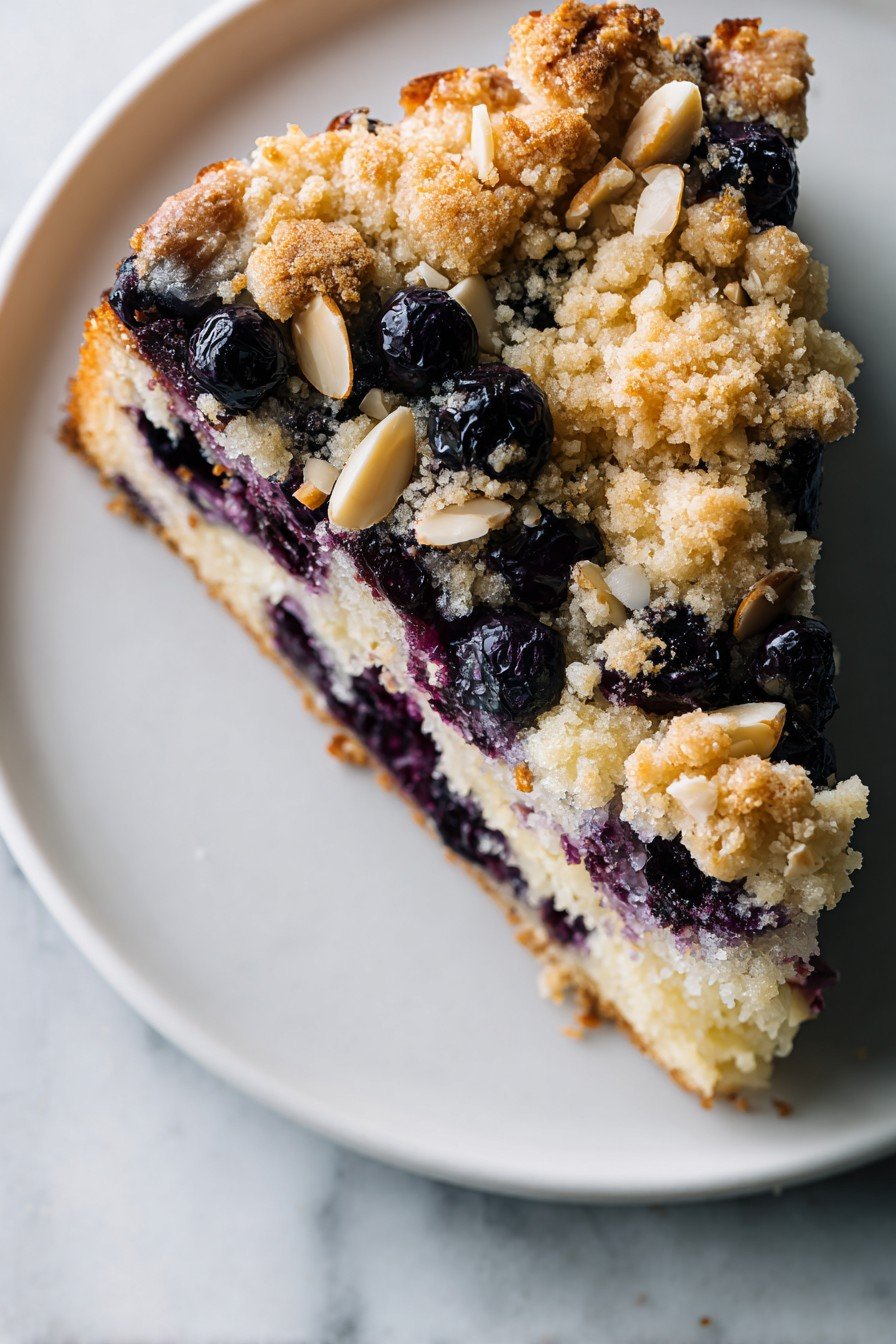 Blueberry coffee cake with extra crunchy crumble Recipe