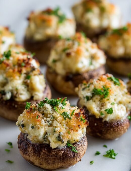 Cream Cheese Stuffed Mushrooms
