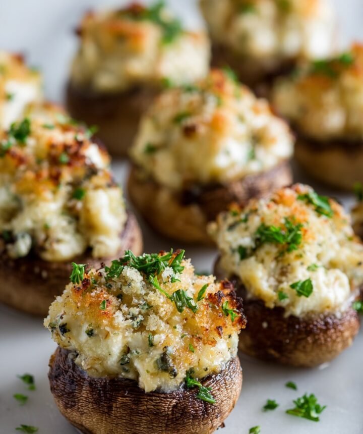 Cream Cheese Stuffed Mushrooms