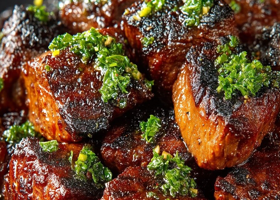 Garlic Butter Steak Bites article article