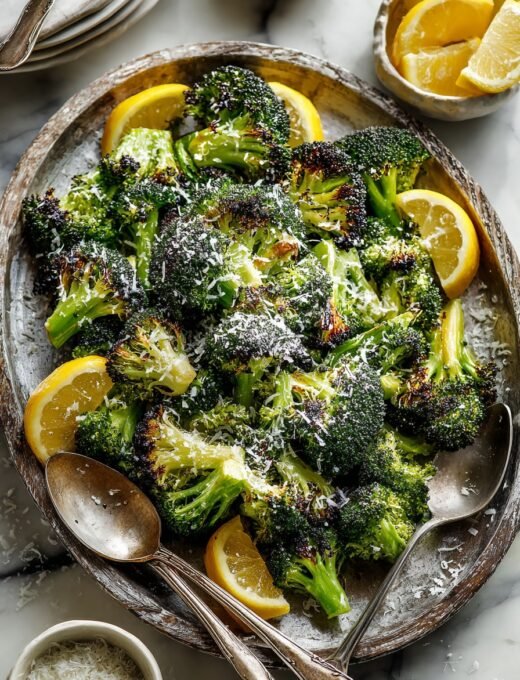 Garlic Parmesan Roasted Broccoli