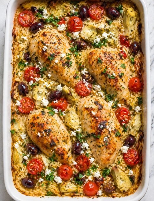 Greek Chicken Orzo Bake: Foolproof Recipe Tonight