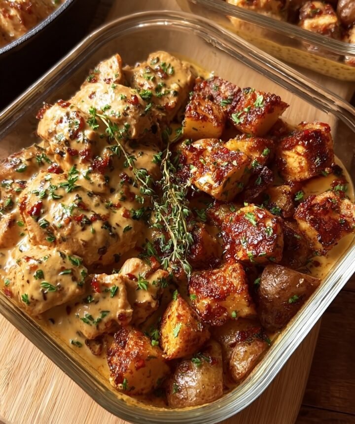 High Protein Creamy Chipotle Chicken & Potatoes Recipe
