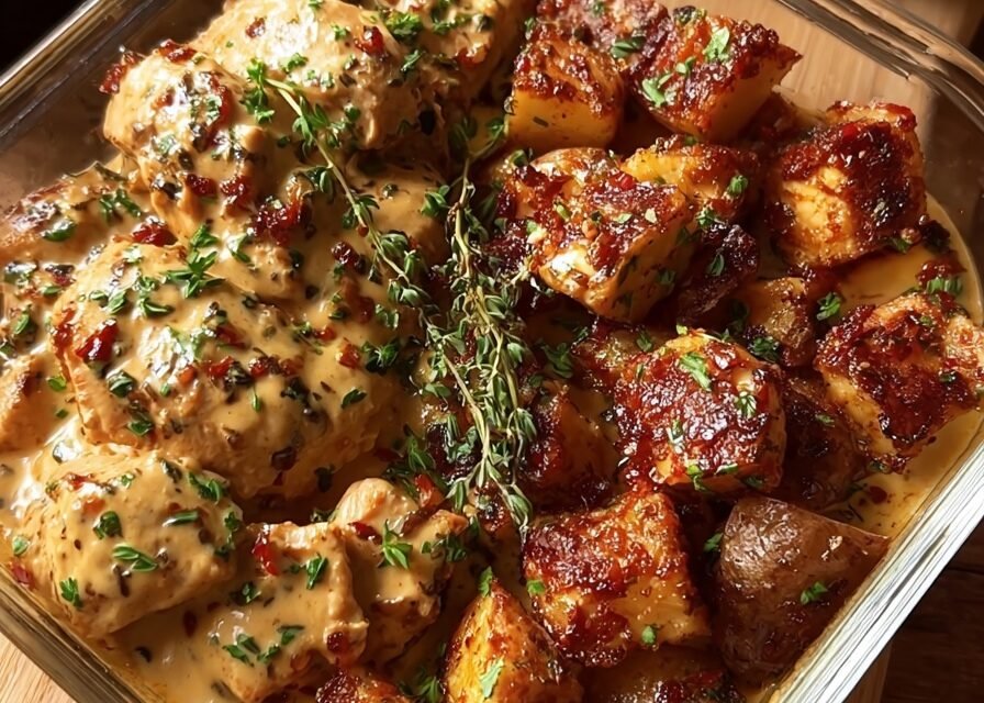 High Protein Creamy Chipotle Chicken & Potatoes article article
