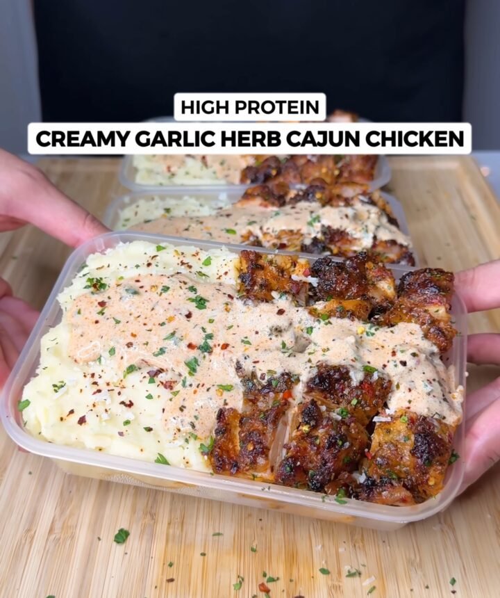 Creamy Garlic Herb Cajun Chicken
