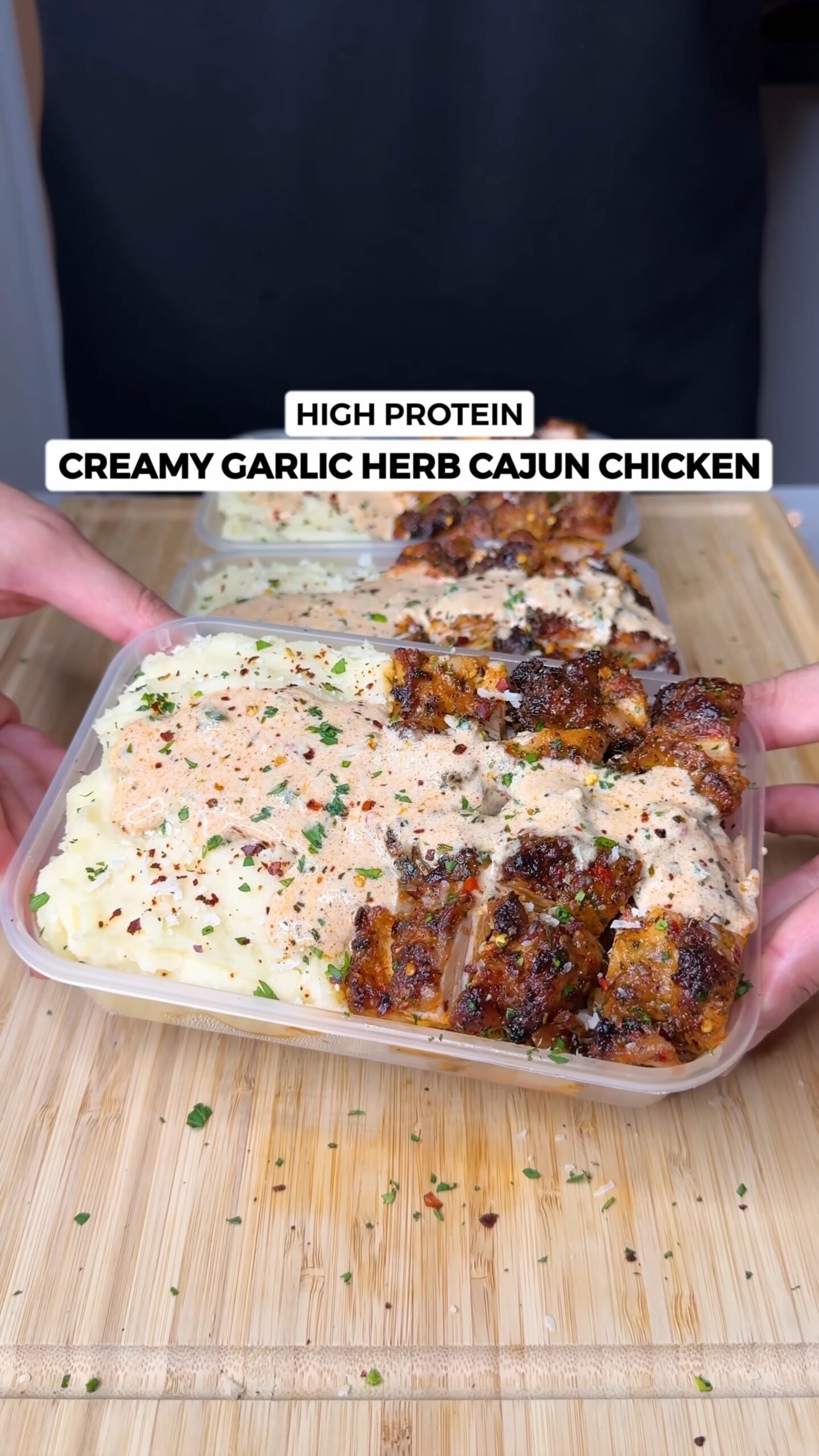 Creamy Garlic Herb Cajun Chicken