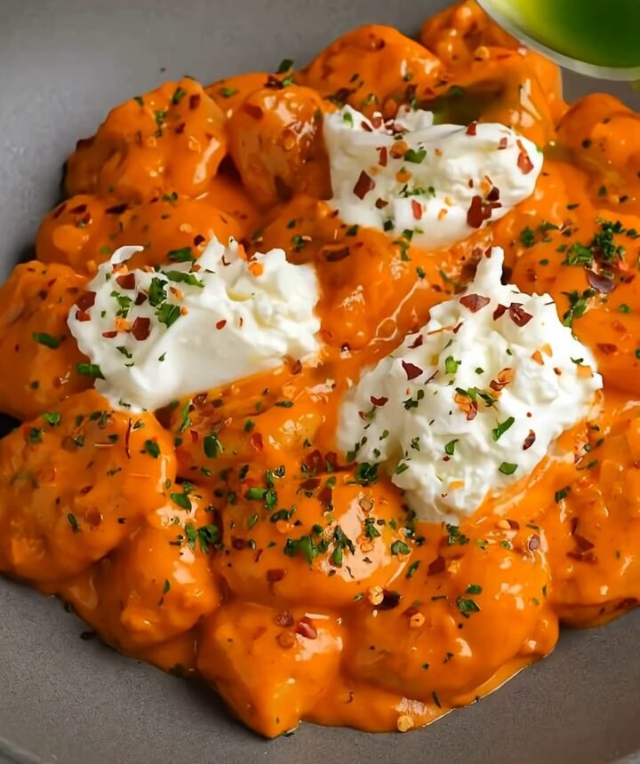 Homemade Gnocchi with Vodka Sauce