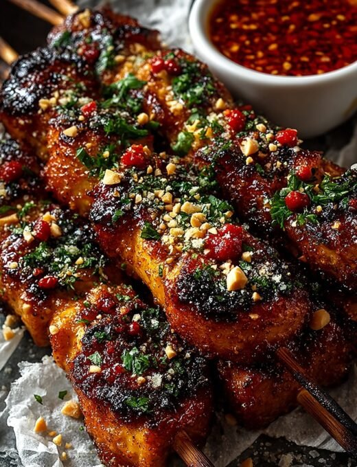 Honey Garlic BBQ Chicken Skewers