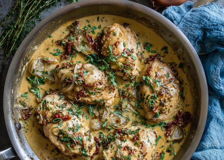 Marry Me Chicken cooking step