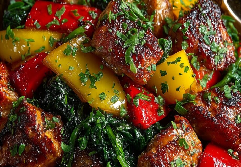 Mediterranean Chicken Stir Fry ingredients