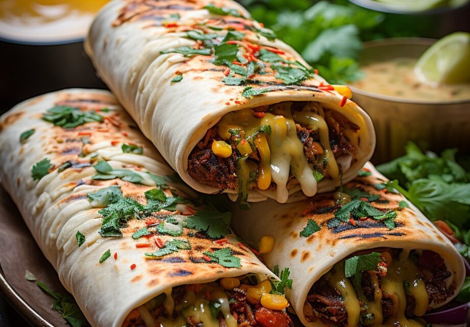 Southwest Chicken Wrap ingredients