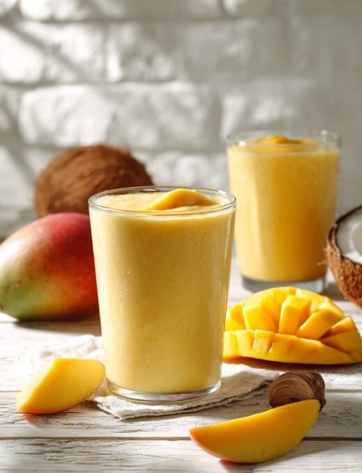 Tropical Mango Pineapple Smoothie