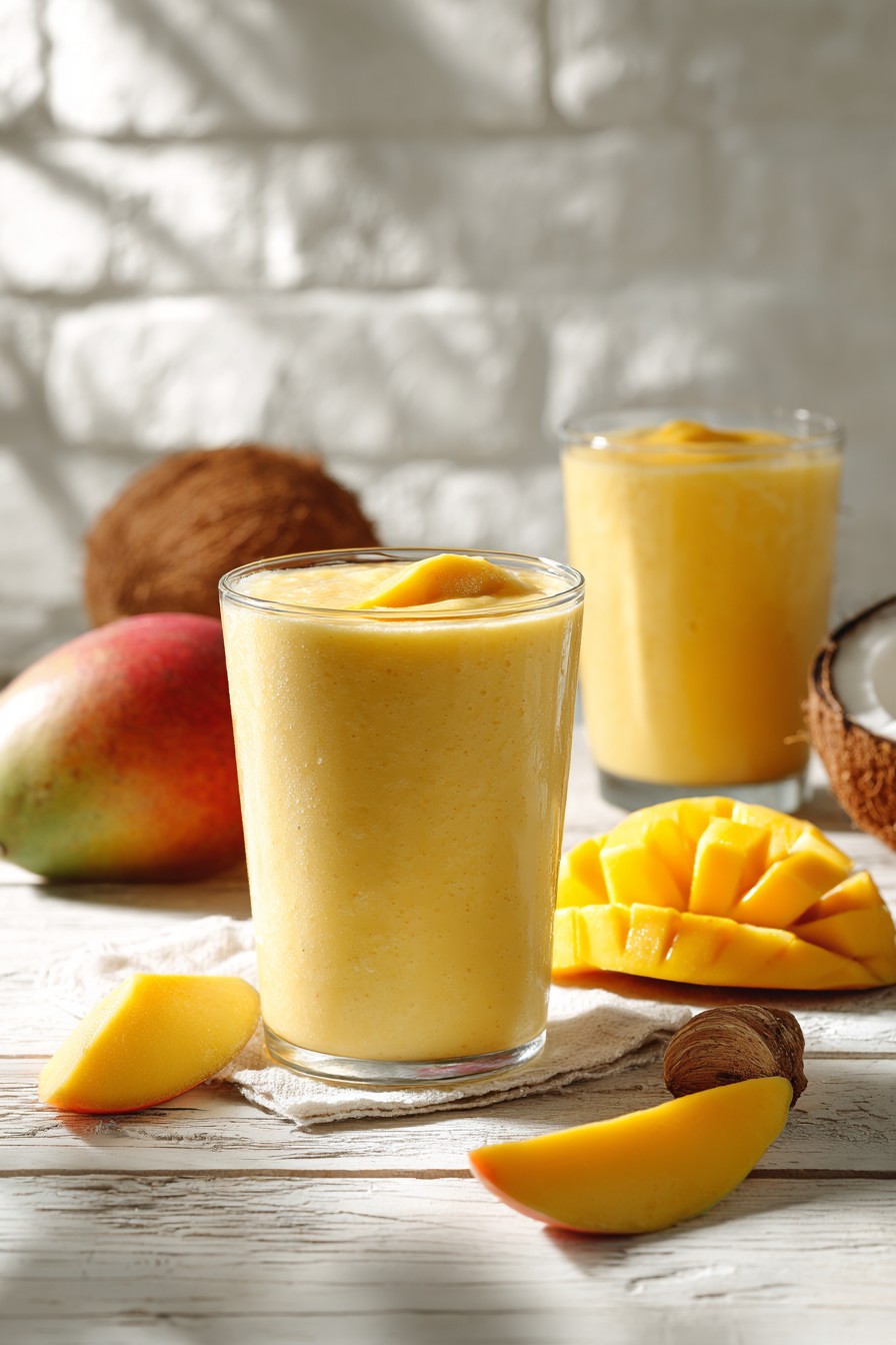 Tropical Mango Pineapple Smoothie