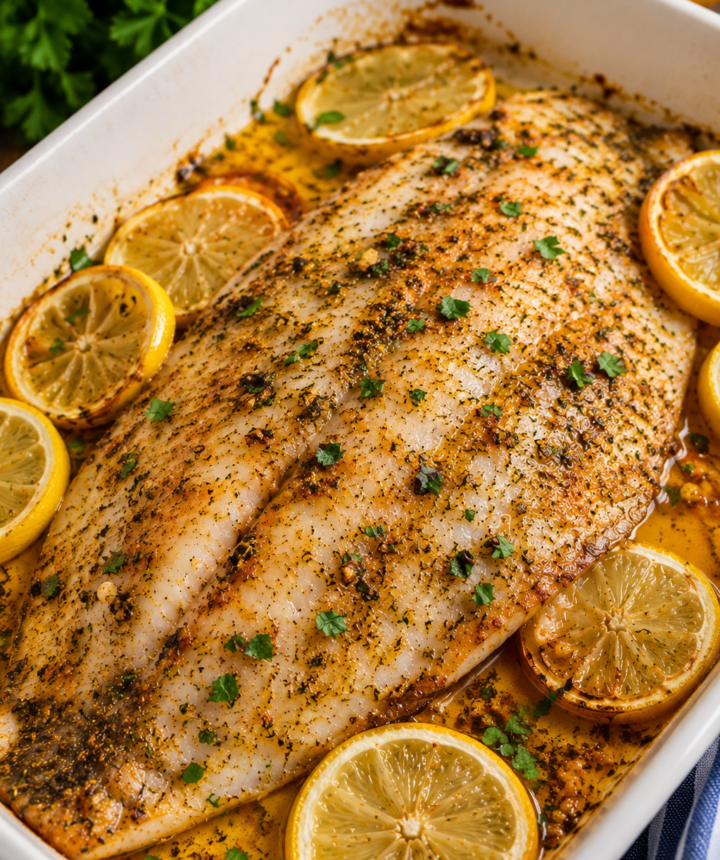 Garlic Butter Oven Baked Tilapia Recipe