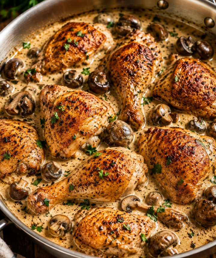 Chicken Fricassee in 30 Minutes