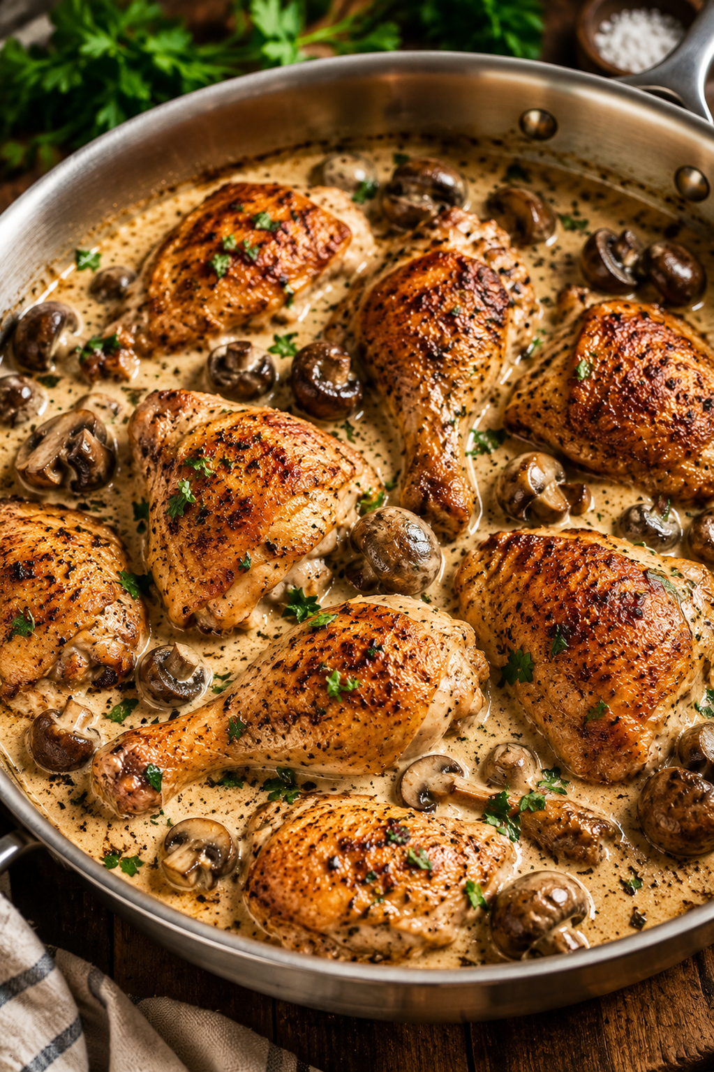 Chicken Fricassee in 30 Minutes